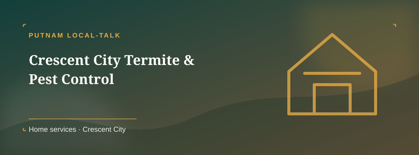 Crescent City Termite & Pest Control Home & trades cover banner in Crescent City