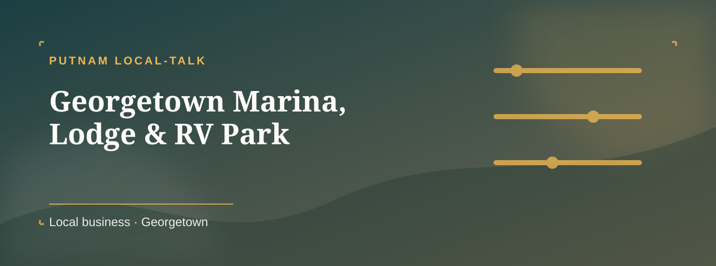 Marine & waterfront listing cover for Georgetown Marina, Lodge & RV Park