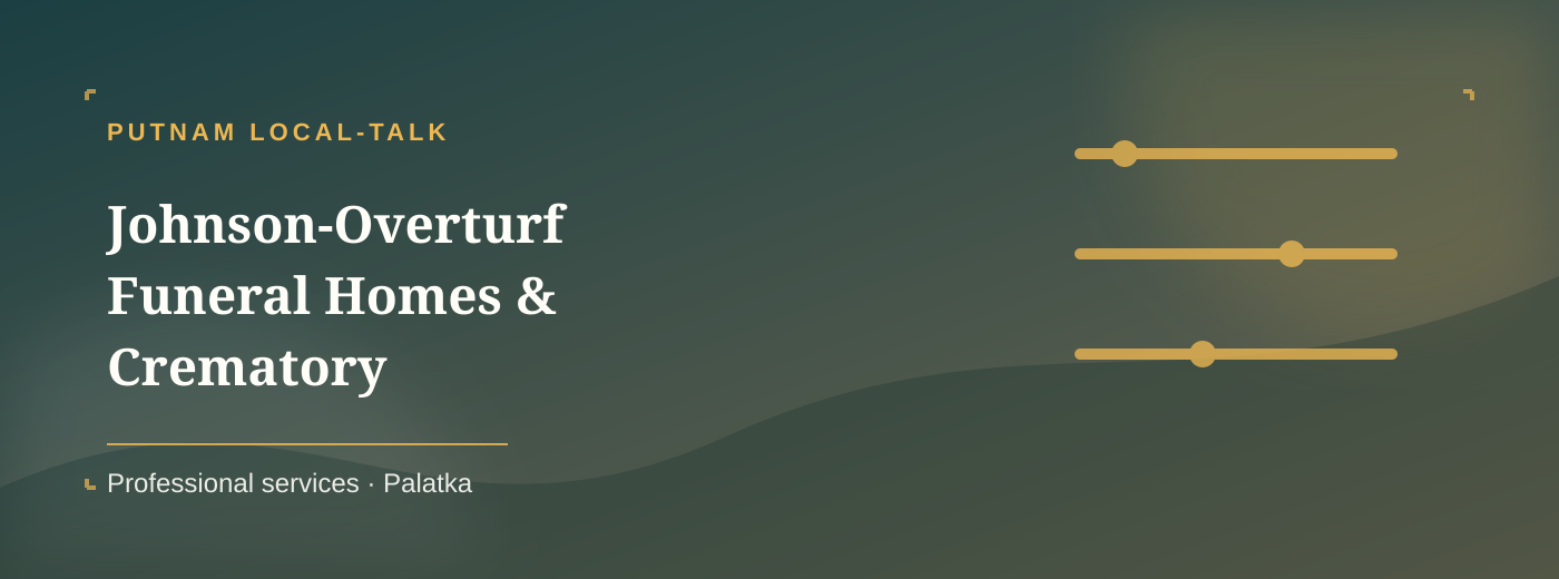Johnson-Overturf Funeral Homes & Crematory Professional services cover banner in Palatka