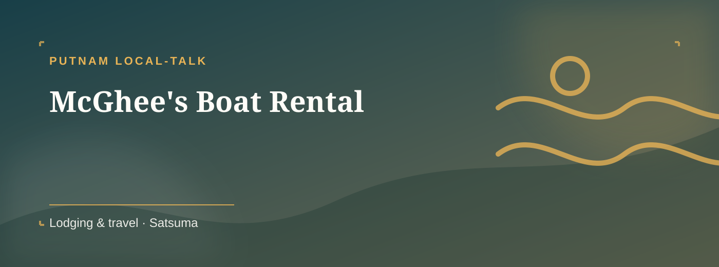 Lodging & travel listing cover for McGhee's Boat Rental