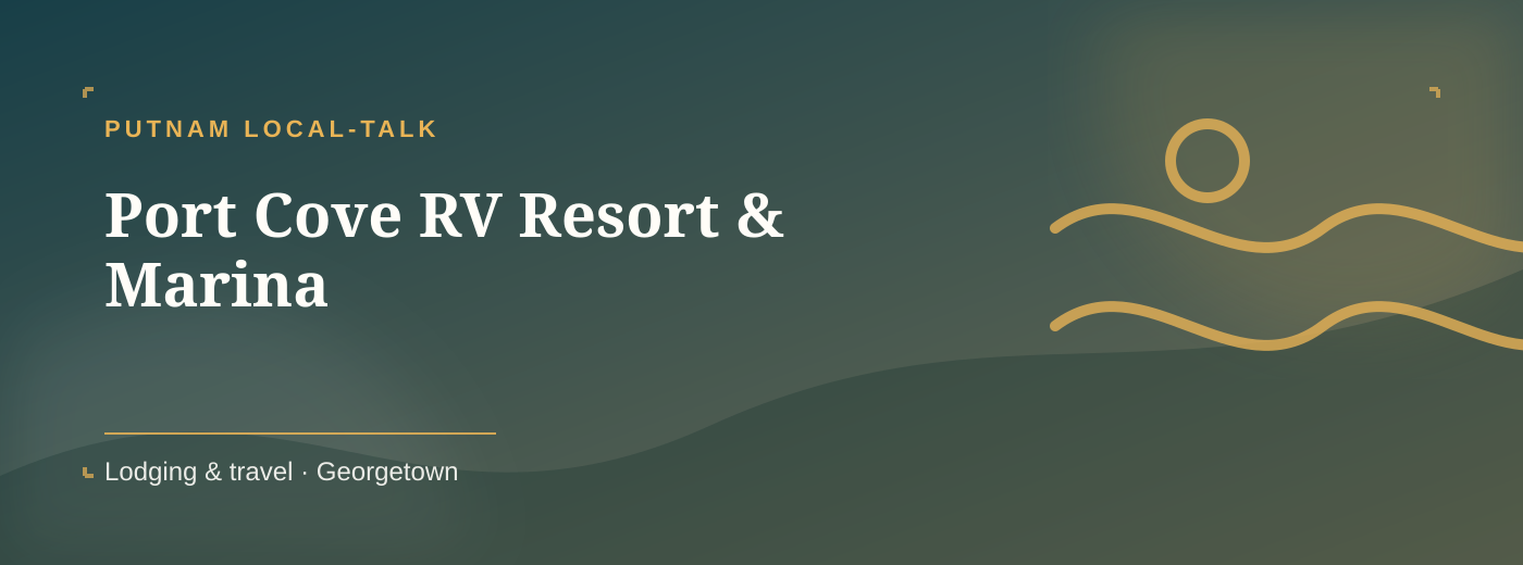 Lodging & travel listing cover for Port Cove RV Resort & Marina