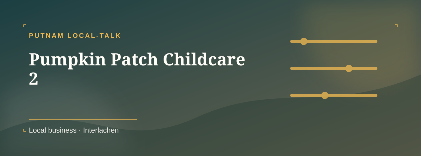 Pumpkin Patch Childcare 2 Child & family cover banner in Interlachen
